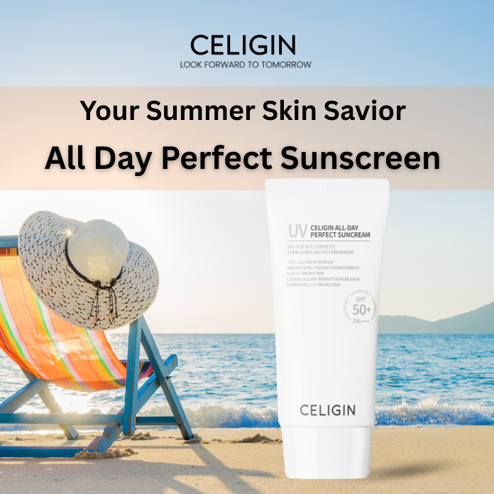 CELIGIN All Day Perfect Sunscreen: The Best Korean Skin Care Product for  Summer Skin