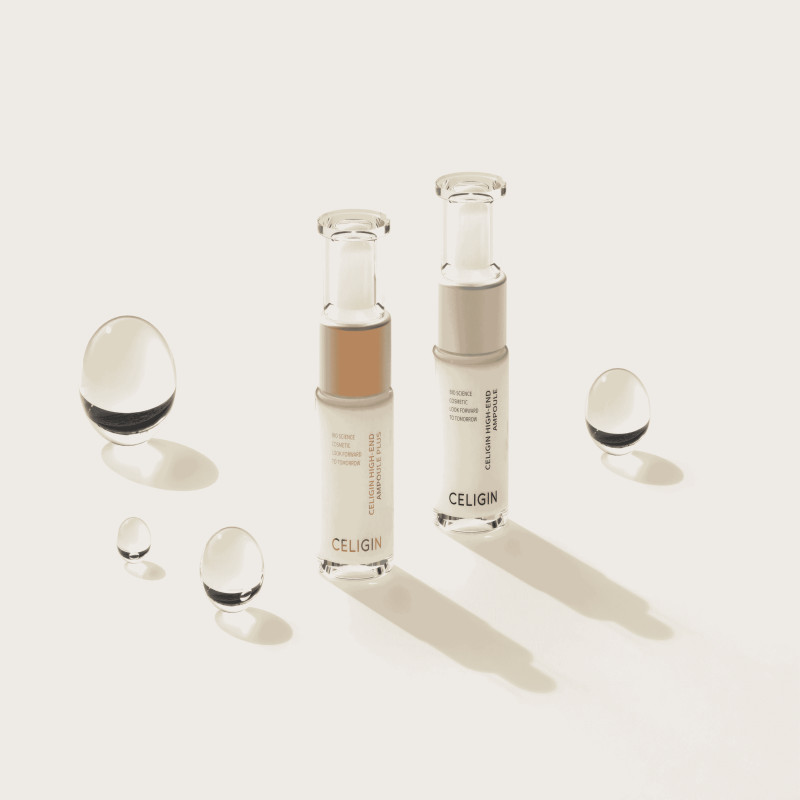 CELIGIN High-End Ampoule (High End Ampoule 7ml x 5ea with CosCor 50,000ppm + High End Ampoule Plus 7ml x 2ea with CosCor 100,000ppm) - Product view