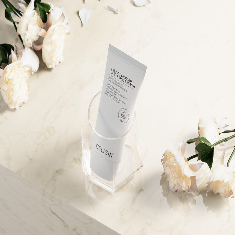 Celigin All Day Perfect Sunscreen (50ml) with CosCor 1,000ppm - Product view