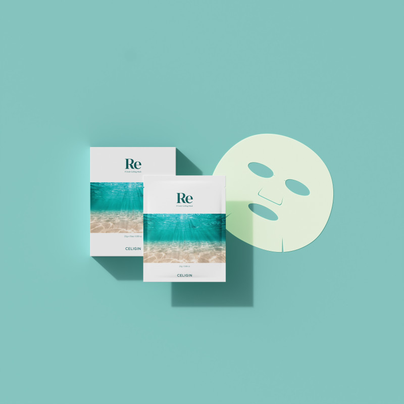 CELIGIN Re Furesh Gelling Mask (25gm x 10ea) with CosCor 5,000ppm - Product view