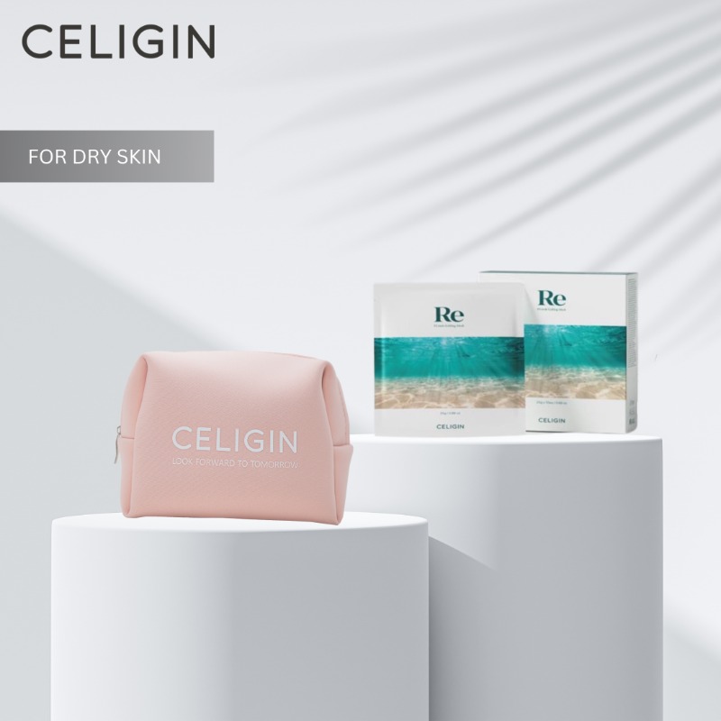 CELIGIN DRY SKIN COMBO  (Welcome kit and Re furesh gelling mask) - Main product image