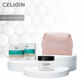 CELIGIN COMPLEX SKIN (Welcome kit ,Brightening Peeling Toner Pad and Re-Frush Gelling Mask)
